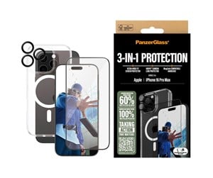 Mobil - Beskyttelsesglass - PanzerGlass 3-in-1 Protection Bundle iPhone 16 Pro Max - PANZERB1294+2864+1284