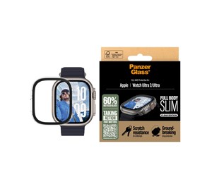 Smartklokke - Tilbehør - PanzerGlass Screen Protector Snappie Full Body Slim Transparent Apple Watch Ultra 2 - PANZER3715