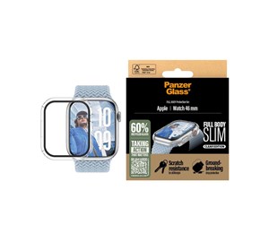 Smartklokke - Tilbehør - PanzerGlass Screen Protector Snappie Full Body Slim Transparent Apple Watch Series 10 | 46mm - PANZER3714