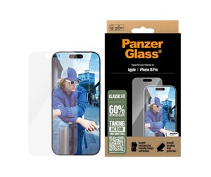 Mobil - Beskyttelsesglass - PanzerGlass Screen Protector iPhone 16 Pro  | Classic Fit - PANZER2874