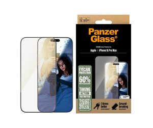 Mobil - Beskyttelsesglass - PanzerGlass EyeCare Screen Protector iPhone 16 Pro Max | Ultra-Wide Fit - PANZER2868