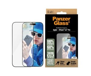 Mobil - Beskyttelsesglass - PanzerGlass Screen Protector iPhone 16 Pro  | Ultra-Wide Fit - PANZER2862