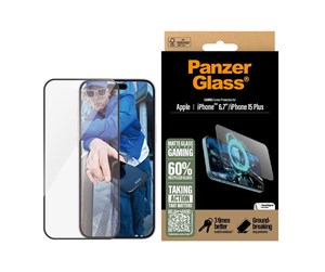 Mobil - Beskyttelsesglass - PanzerGlass Gaming Screen Protector iPhone 16 Plus | Ultra-Wide Fit - PANZER2859