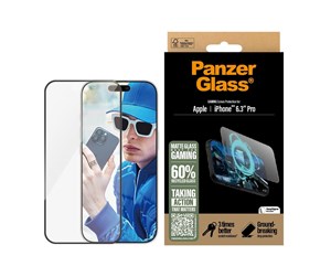 Mobil - Beskyttelsesglass - PanzerGlass Gaming Screen Protector iPhone 16 Pro  | Ultra-Wide Fit - PANZER2858