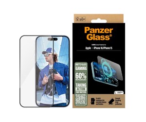 Mobil - Beskyttelsesglass - PanzerGlass Gaming Screen Protector iPhone 16 | Ultra-Wide Fit - PANZER2857