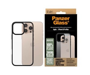 Mobil - Deksel og etui - PanzerGlass HardCase Black iPhone 16 Pro Max - PANZER1298