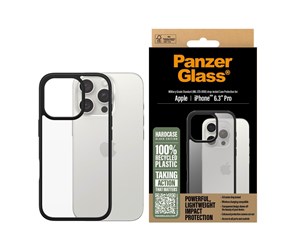 Mobil - Deksel og etui - PanzerGlass HardCase Black iPhone 16 Pro - PANZER1296