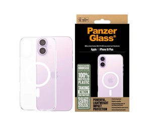 Mobil - Deksel og etui - PanzerGlass HardCase White MagSafe iPhone 16 Plus - PANZER1293