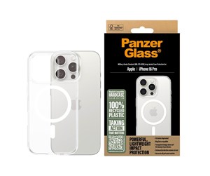 Mobil - Deksel og etui - PanzerGlass HardCase White MagSafe iPhone 16 Pro - PANZER1292