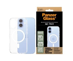 Mobil - Deksel og etui - PanzerGlass HardCase White MagSafe iPhone 16 - PANZER1291