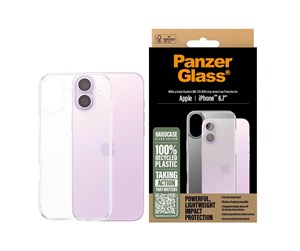 Mobil - Deksel og etui - PanzerGlass HardCase Transparent iPhone 16 Plus - PANZER1289