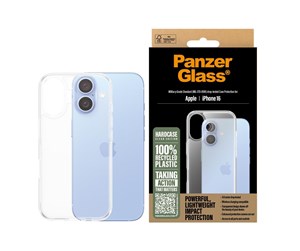 Mobil - Deksel og etui - PanzerGlass HardCase Transparent iPhone 16 - PANZER1287