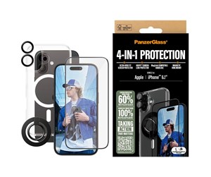 Mobil - Beskyttelsesglass - PanzerGlass 4-in-1 Protection Bundle iPhone 16 - PANZERB1291+2861+1283+S