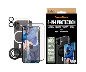 Mobil - Beskyttelsesglass - PanzerGlass 4-in-1 Protection Bundle iPhone 16 Plus - PANZERB1293+2863+1283+S