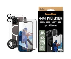 Mobil - Beskyttelsesglass - PanzerGlass 4-in-1 Protection Bundle iPhone 16 Pro Max - PANZERB1294+2864+1284+S