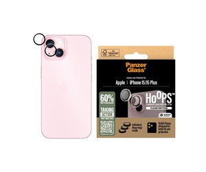 Mobil - Andre tilbehør - PanzerGlass Hoops™ Transparent Lens Protector iPhone 15 Plus | 15 - PANZER1437