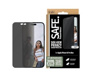 Mobil - Beskyttelsesglass - SAFE. by PanzerGlass Privacy Screen Protector iPhone 16 Pro Max | Ultra-Wide Fit - SAFEP95878