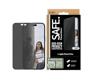 Mobil - Beskyttelsesglass - SAFE. by PanzerGlass Privacy Screen Protector iPhone 16 Plus | Ultra-Wide Fit - SAFEP95877