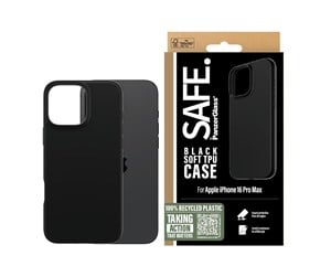 Mobil - Deksel og etui - SAFE. by PanzerGlass TPU Case iPhone 16 Pro Max | Black - SAFE95903