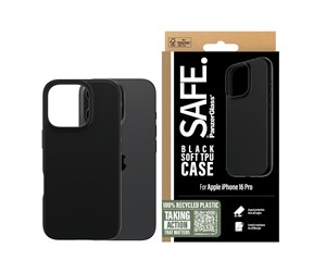 Mobil - Deksel og etui - SAFE. by PanzerGlass TPU Case iPhone 16 Pro  | Black - SAFE95901