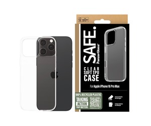 Mobil - Deksel og etui - SAFE. by PanzerGlass TPU Case iPhone 16 Pro Max | Transparent - SAFE95899