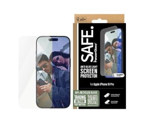 Mobil - Beskyttelsesglass - SAFE. by PanzerGlass EyeCare Screen Protector iPhone 16 Pro  | Ultra-Wide Fit - SAFE95880