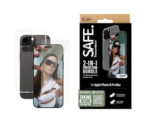 Mobil - Beskyttelsesglass - SAFE. by PanzerGlass 2-in-1 Protection Bundle iPhone 16 Pro Max - BSAFE95899