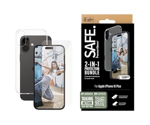 Mobil - Beskyttelsesglass - SAFE. by PanzerGlass 2-in-1 Protection Bundle iPhone 16 Plus - BSAFE95898