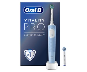 Elektrisk tannbørste - Oral-B Elektrisk tannbørste Vitality Pro Vapor Blue + Extra Refill - 8700216125628