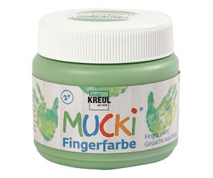 Kreative leker - Creativ Company Mucki Finger Paint Green 150ml - 34762