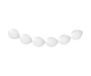 Leketøy - Folat BV White Knot Balloons 8pcs. - 08462