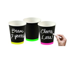 Leketøy - Folat BV Writable Cups 6 pcs. - 63700