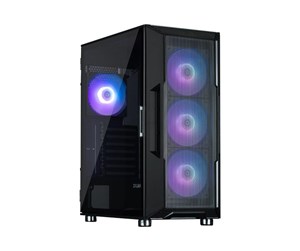 Kabinett - Zalman I3 Neo ARGB Black ATX/Mid Tower TG 4 ARGB - Kabinett - Tower - Svart - I3 Neo ARGB Black