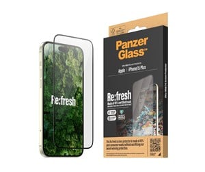 Mobil - Beskyttelsesglass - PanzerGlass Re:fresh Screen Protector iPhone 15 Plus | Ultra-Wide Fit w. EasyAligner - PANZER2823