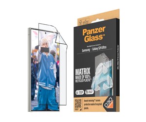 Mobil - Beskyttelsesglass - PanzerGlass MATRIX Screen Protector with D3O Samsung Galaxy S24 Ultra | Ultra-Wide Fit w. AlignerKit - PANZER7355