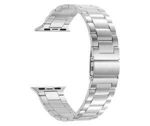 Smartklokke - Tilbehør - Lippa Apple Watch Link Bracelet 42/44/45/49 - Silver - LPAW127