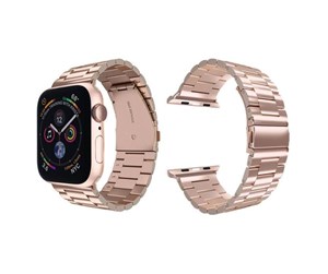 Smartklokke - Tilbehør - Lippa Apple Watch Link Bracelet 42/44/45/49 - Rose Gold - LPAW126