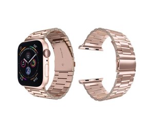 Smartklokke - Tilbehør - Lippa Apple Watch Link Bracelet 38/40/41 - Rose Gold - LPAW091