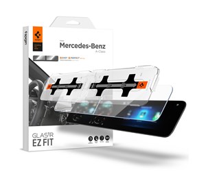 Nettbrett - Andre tilbehør - Spigen Mercedes Benz Glass tR EZ Fit Anti Glare Screen Protector 2 Pack - A-Class 2021/2020 - AGL03630