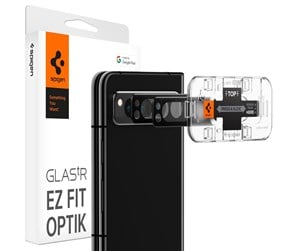 Mobil - Beskyttelsesglass - Spigen Glass EZ Fit Optik Pro 2 Pack - black - Google Pixel Fold - AGL06207