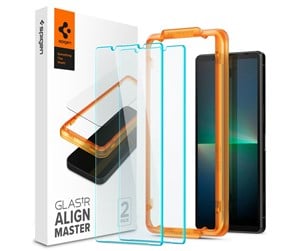 Mobil - Beskyttelsesglass - Spigen Glass AlignMaster 2 Pack - Sony Xperia 5V - AGL07137