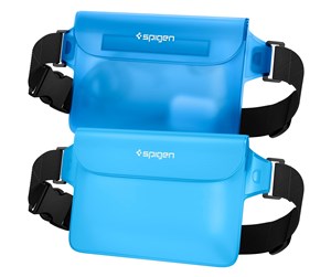 Mobil - Andre tilbehør - Spigen Aqua Shield WaterProof Waist Bag A620 2 Pack - sea blue - AMP06020