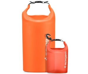 Veske/Hylster/Sekk til bærbar PC - Spigen Aqua Shield WaterProof Dry Bag 20L + 2L A630 - sunset orange - AMP06025