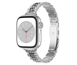 Smartklokke - Tilbehør - Spigen Shine Fit - silver - Apple Watch 41mm/40mm/38mm - AMP06920