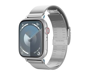 Smartklokke - Tilbehør - Spigen Sleek Link - silver - Apple Watch 49mm/45mm/44mm/42mm - AMP07224