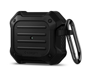 Mobil - Andre tilbehør - Spigen Tough Armor - black - AirPods 3 - ASD01987