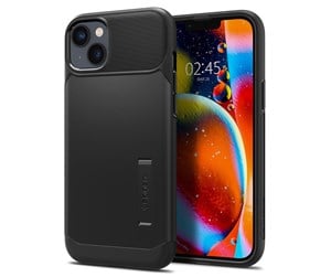 Mobil - Deksel og etui - Spigen Slim Armor - black - iPhone 14 Plus - ACS04657