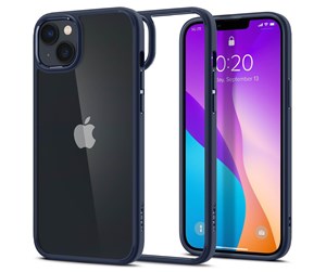 Mobil - Deksel og etui - Spigen Crystal Hybrid - navy blue - iPhone 14 Plus - ACS04687