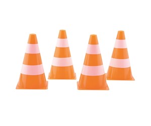 Utendørsleker - Sports Active Orange White Pylons 4 pcs. - 20260