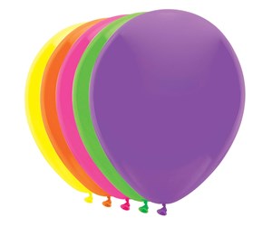 Leketøy - Haza Witbaard Balloons 5 Neon Colors 10 pcs. - 442397